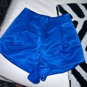 Zara satin shorts